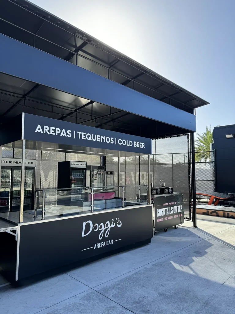 architectural awning for food service
