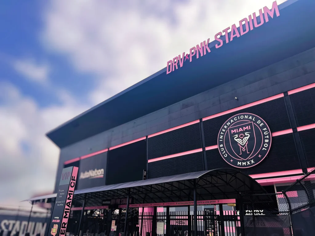 stadium entrance awning