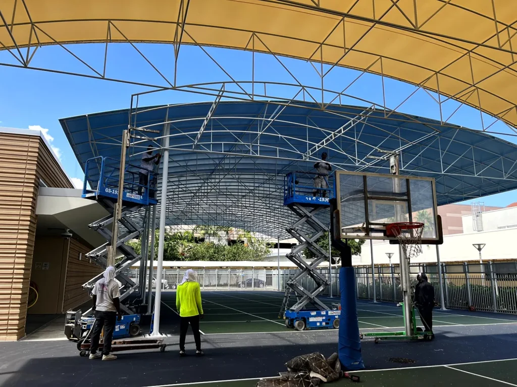 play court cover