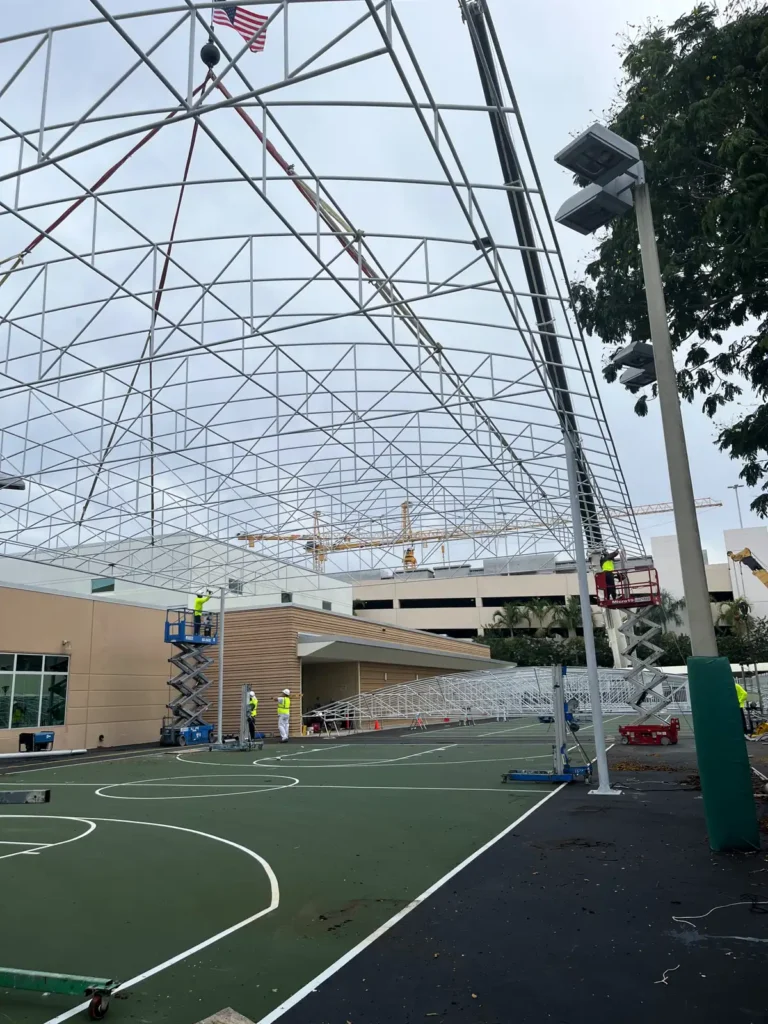 awning frame assembly