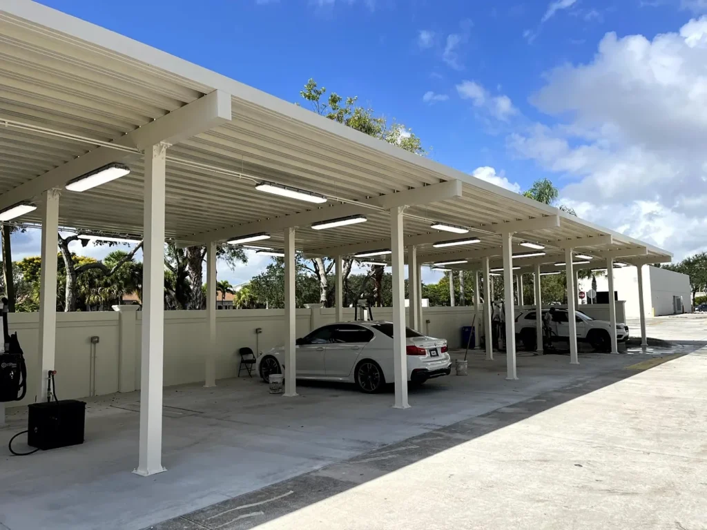 BMW Detailing Bays: Aluminum Canopies