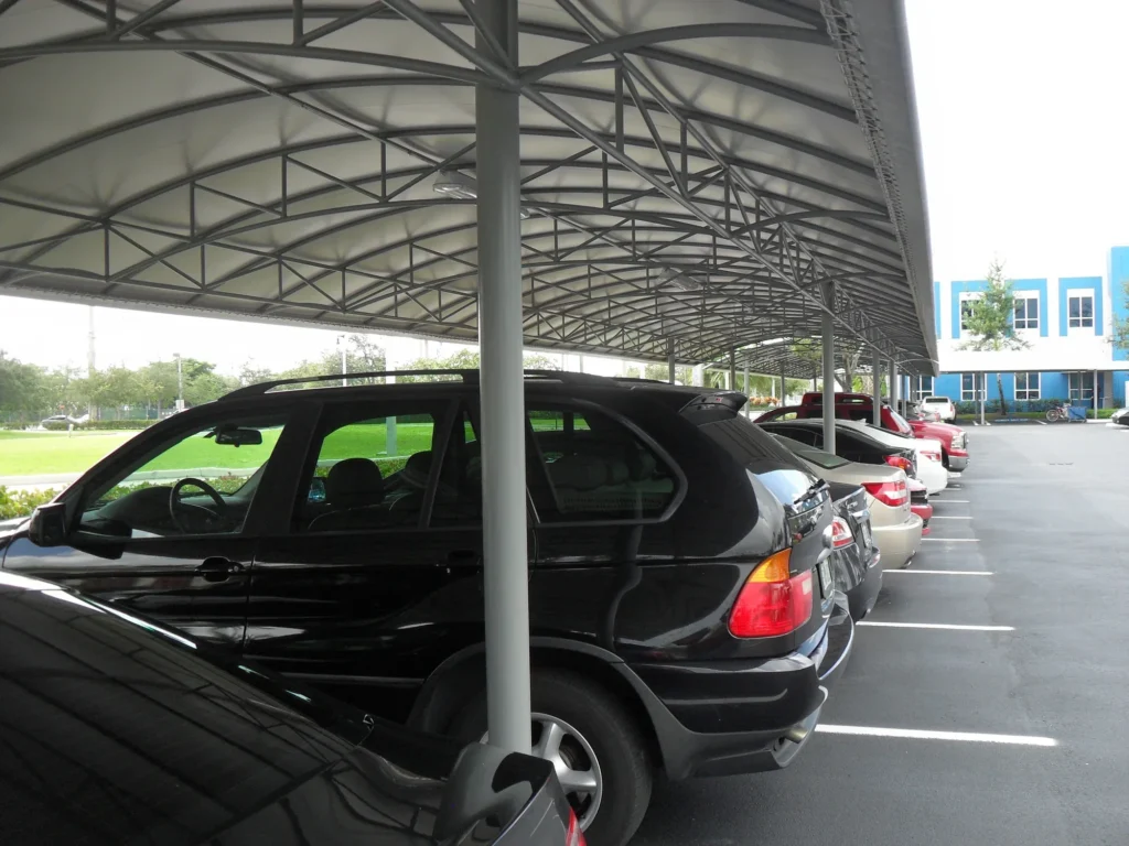 arched carport