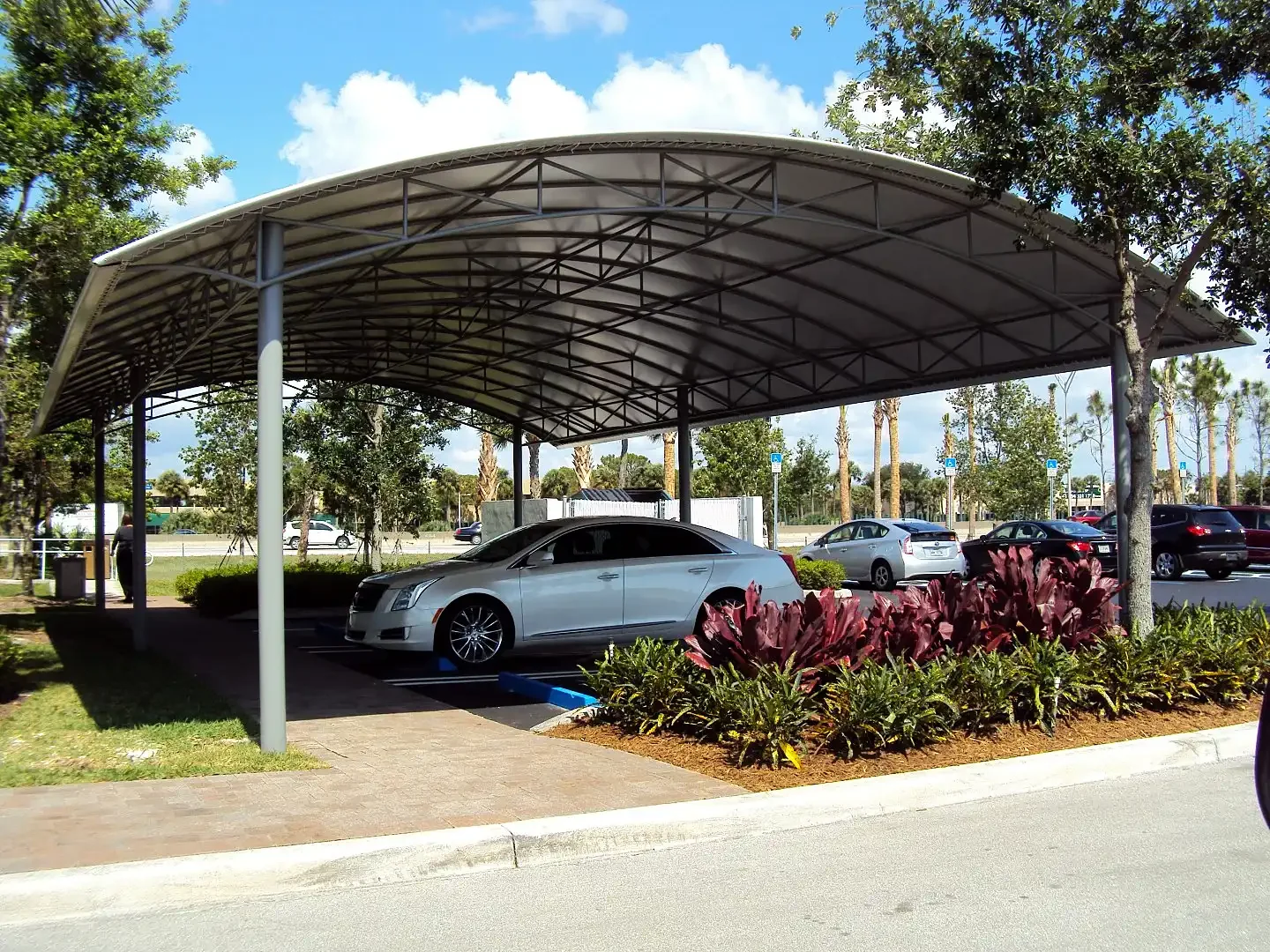 arched carport