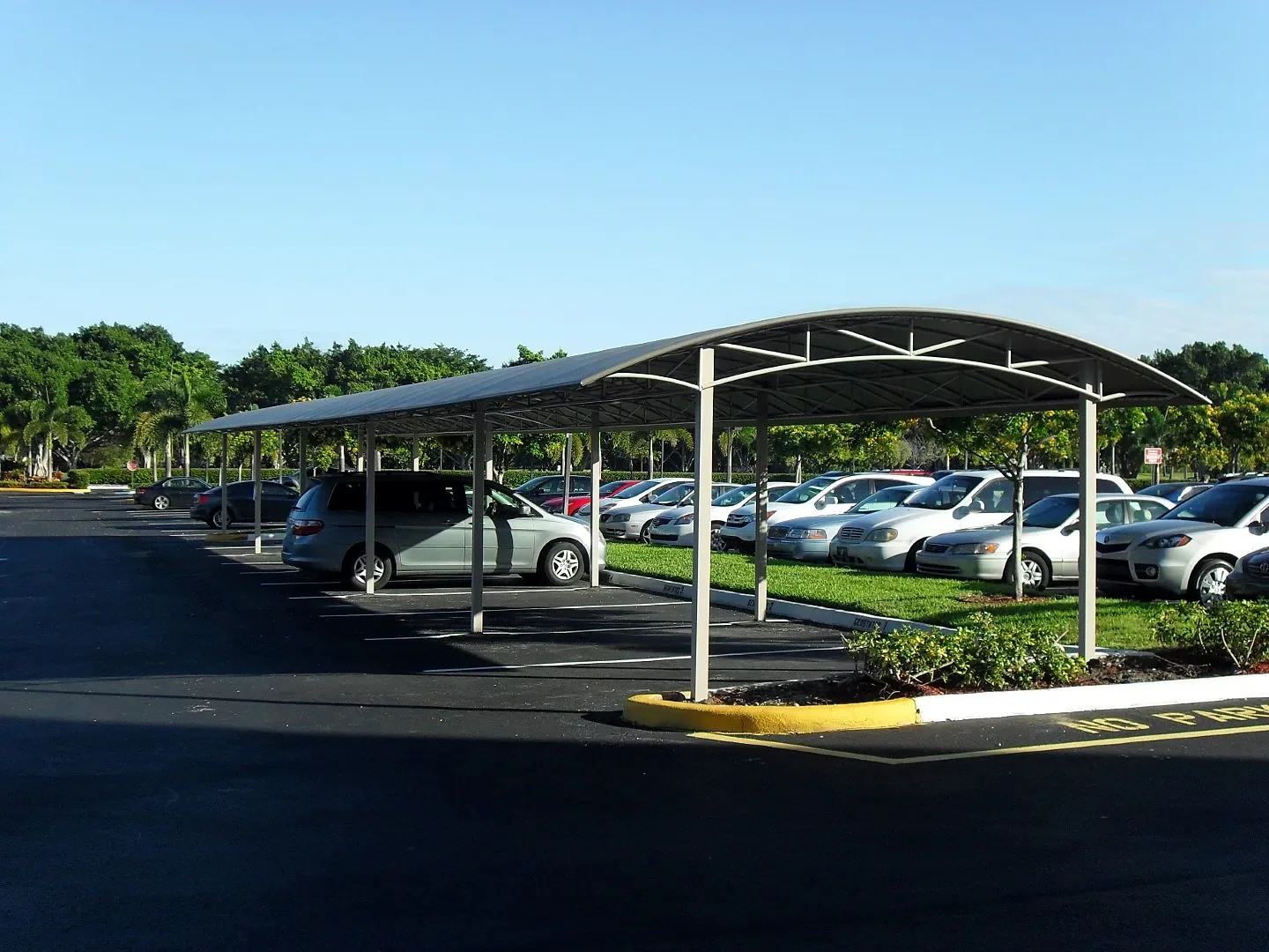 arched carports