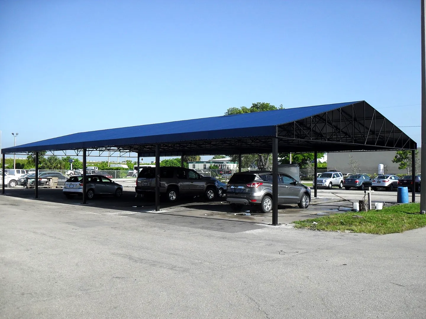 A-frame carports