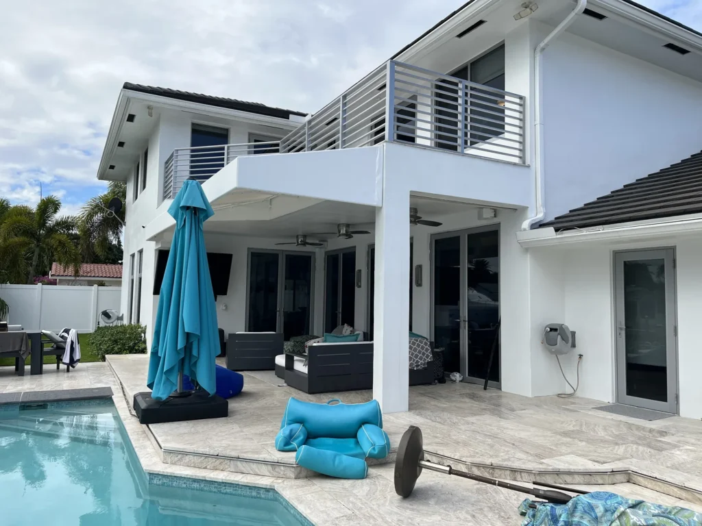Modern Home White Patio Canopy