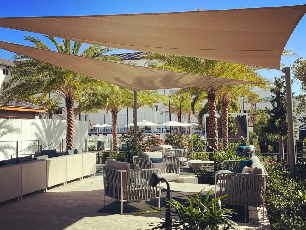 Terrace Lounge Shade Sails