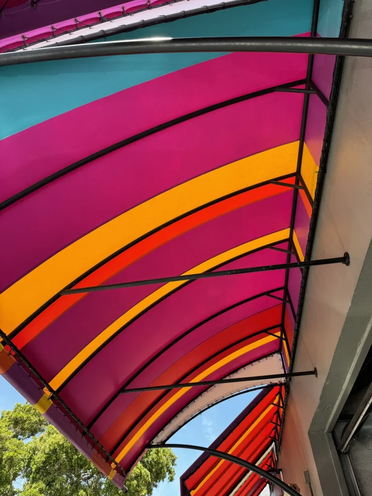 industrial office fabric awnings